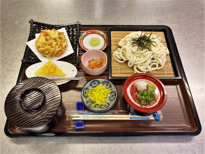 ザルうどん定食